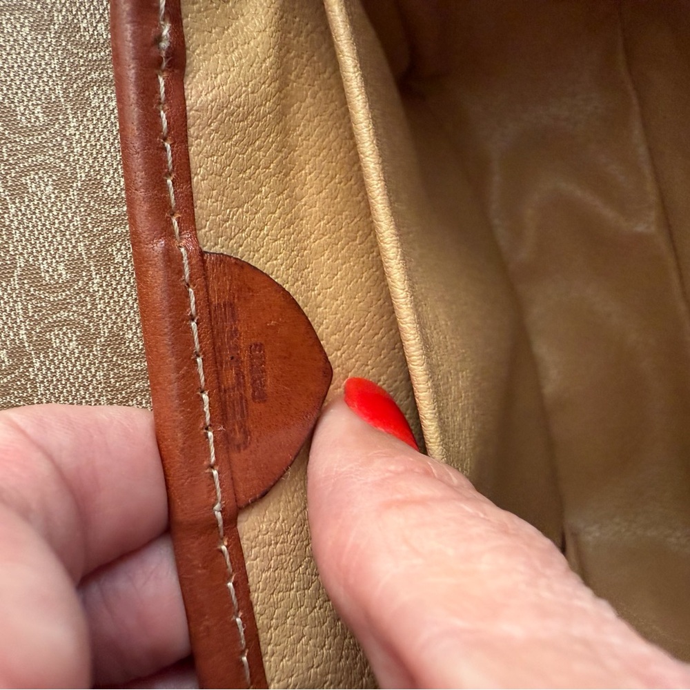 Celine Vintage Brown Leather Crossbody Bag - Picture 7 of 14